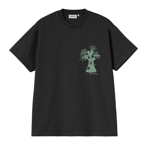 Carhartt WIP S/S Forma - Black Heavy Stone Wash - Streetart.fr