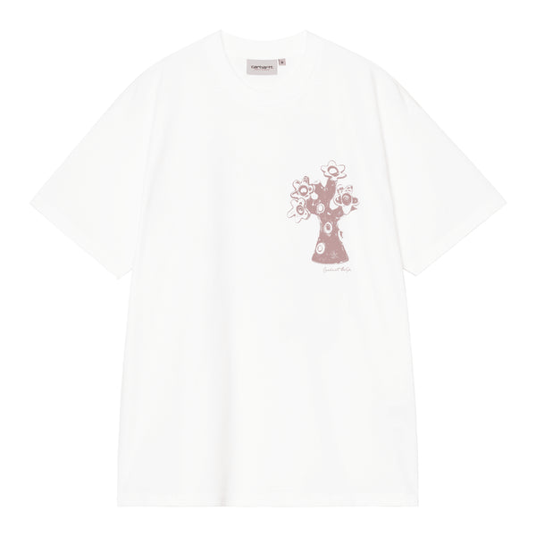 Carhartt WIP S/S Forma - White Heavy Stone Wash — t-shirt
