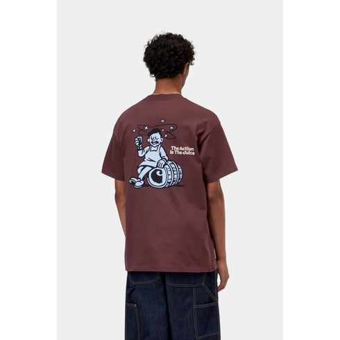 Carhartt WIP S/S Grape Picker T-Shirt - Amarone - Streetart.fr