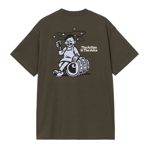 Carhartt WIP S/S Grape Picker T-Shirt - Cypress - Streetart.fr