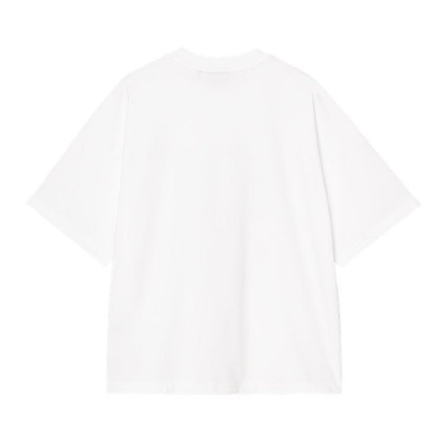 Carhartt Wip S/S Hackwork T-Shirt - White Heavy Stone Wash - Streetart.fr