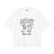 Carhartt Wip S/S Hackwork T-Shirt - White Heavy Stone Wash - Streetart.fr