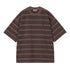 Carhartt WIP S/S Hanson - Hanson Stripe Palisander Garment - Streetart.fr