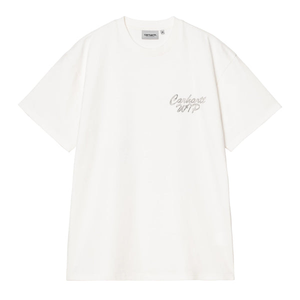 Carhartt WIP S/S Hatching Script T-Shirt - Wax Garment Dyed - Streetart.fr