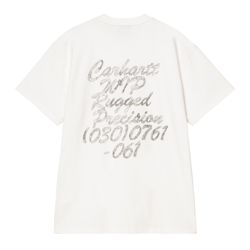 Carhartt WIP S/S Hatching Script T-Shirt - Wax Garment Dyed - Streetart.fr