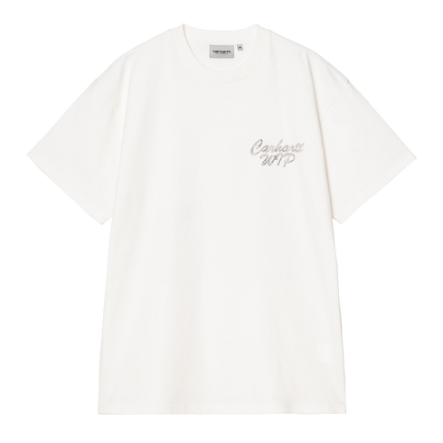 Carhartt WIP S/S Hatching Script T-Shirt - Wax Garment Dyed - Streetart.fr