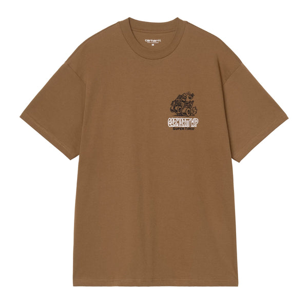 Carhartt WIP S/S Hot Rat T-Shirt - Wip H Brown - Streetart.fr