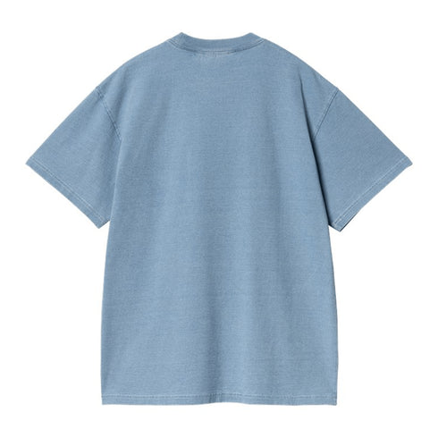 Carhartt Wip S/S Ingo Pocket T-Shirt - Light Blue Garmend Dyed - Streetart.fr