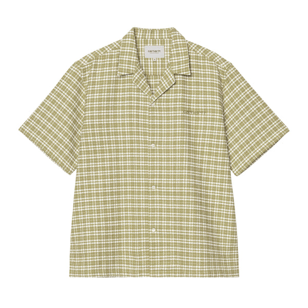 Carhartt WIP S/S Kander Shirt Waffle - Kander Check / Snake - Streetart.fr