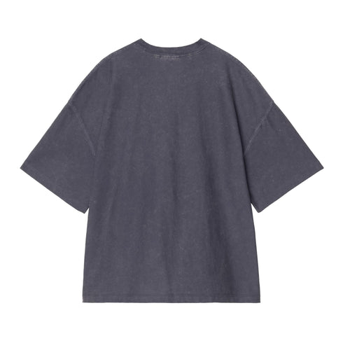 Carhartt WIP S/S Lambert T-Shirt - Dark Navy Moon Wash - Streetart.fr