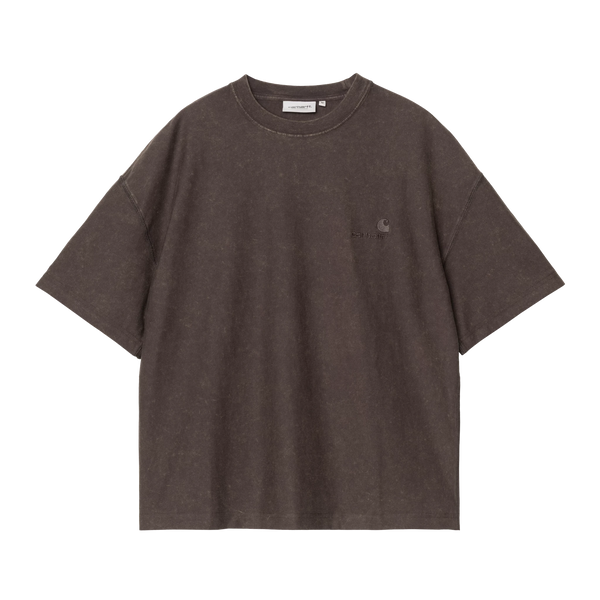 Carhartt WIP S/S Lambert T-Shirt - Tobacco Moon Wash - Streetart.fr