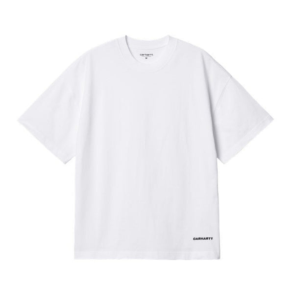Carhartt Wip S/s Link Script T-shirt - White / Black - Streetart.fr