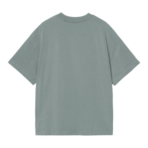 Carhartt WIP S/S Link Script - Velvet Green / White - Streetart.fr