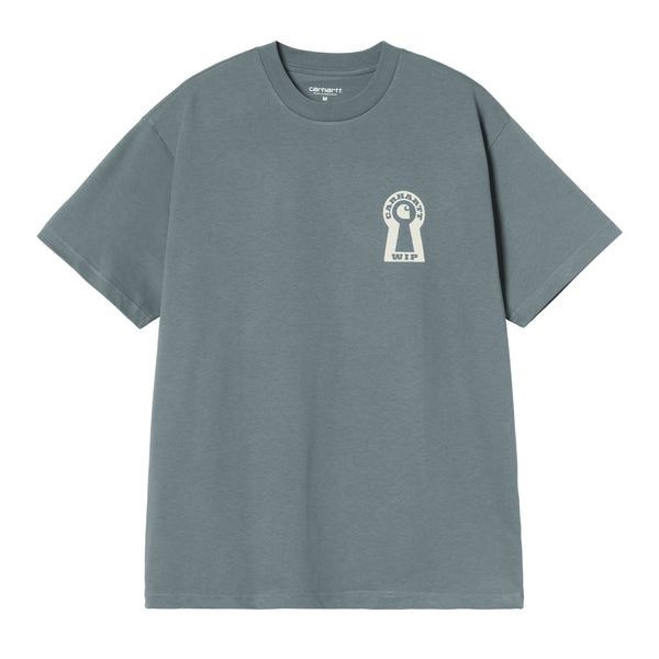 Carhartt WIP S/S Locked - Cozy Blue — t-shirt