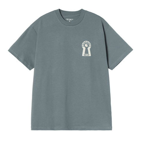 Carhartt WIP S/S Locked - Cozy Blue - Streetart.fr
