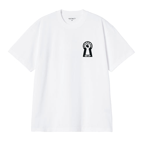 Carhartt WIP S/S Locked - White - Streetart.fr
