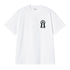 Carhartt WIP S/S Locked - White - Streetart.fr