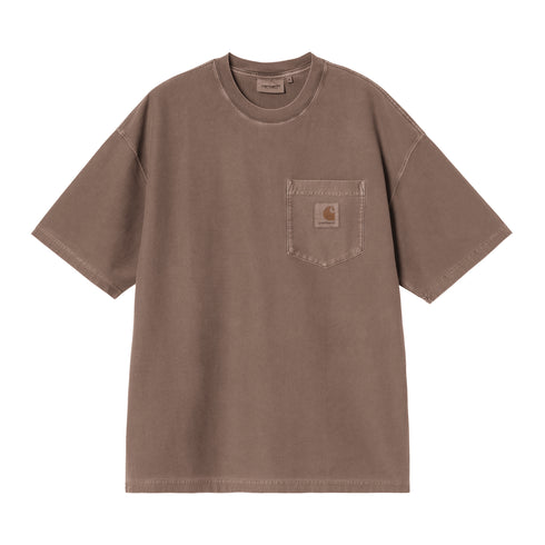 Carhartt WIP S/S Loose Pocket - Tobacco Garment Dyed - Streetart.fr