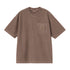 Carhartt WIP S/S Loose Pocket - Tobacco Garment Dyed - Streetart.fr