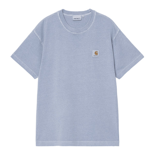 Carhartt WIP S/S Nelson - Gentle Blue Garment Dyed — t-shirt