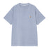Carhartt WIP S/S Nelson - Gentle Blue Garment Dyed - Streetart.fr