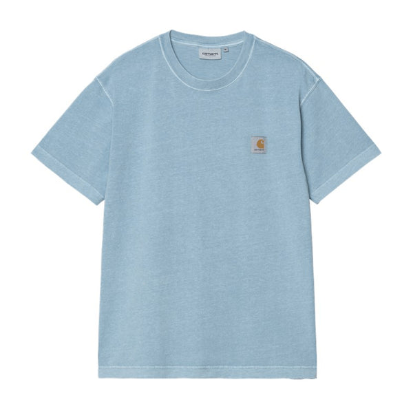Carhartt Wip S/S Nelson T-Shirt - Clay Blue Garment Dyed - Streetart.fr