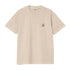 Carhartt Wip S/S Nelson T-Shirt - Fleur De Sel Garment Dyed - Streetart.fr