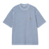 Carhartt WIP S/S Nelson Waffle - Gentle Blue Garment Dyed - Streetart.fr