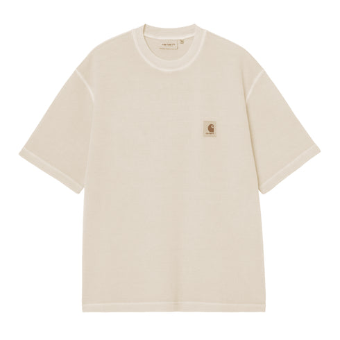 Carhartt WIP S/S Nelson Waffle - Natural Garment Dyed - Streetart.fr