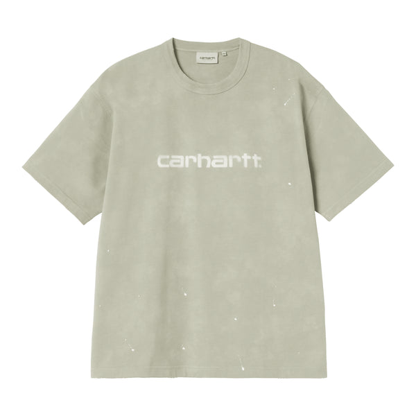 Carhartt WIP S/S Painter - Shady Green Destroy Wash Splat — t-shirt