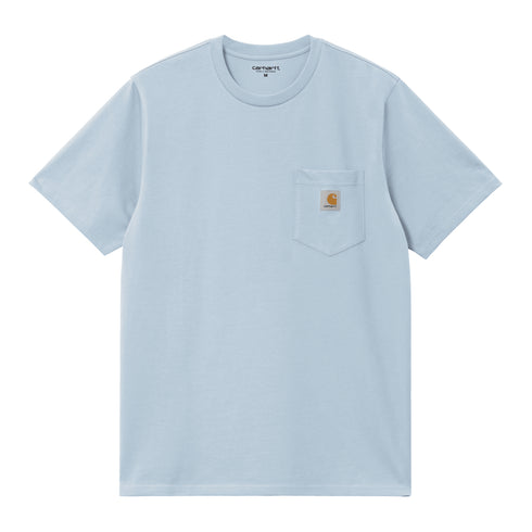 Carhartt WIP S/S Pocket - Air Sky - Streetart.fr