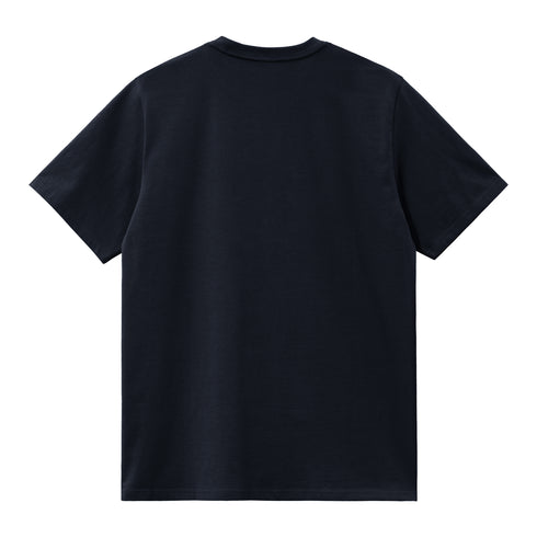 Carhartt WIP S/S Pocket - Dark Navy - Streetart.fr