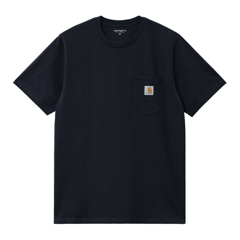 Carhartt WIP S/S Pocket - Dark Navy - Streetart.fr