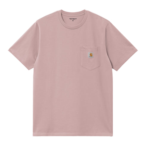 Carhartt WIP S/S Pocket - Glassy Pink - Streetart.fr