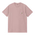Carhartt WIP S/S Pocket - Glassy Pink - Streetart.fr
