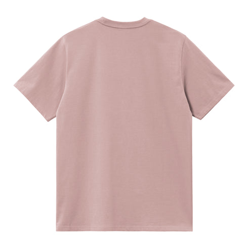 Carhartt WIP S/S Pocket - Glassy Pink - Streetart.fr