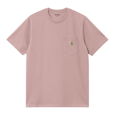 Carhartt WIP S/S Pocket - Glassy Pink - Streetart.fr