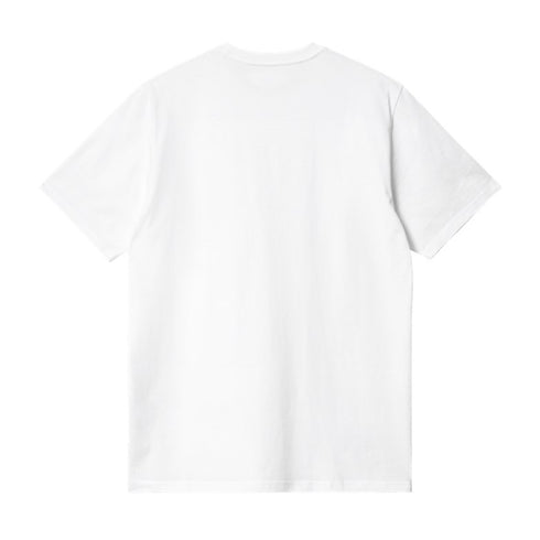 Carhartt Wip S/S Pocket Heart T-Shirt - White / Red - Streetart.fr