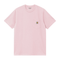 Carhartt Wip S/S Pocket T-Shirt - Air Pink - Streetart.fr