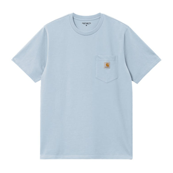 Carhartt Wip S/S Pocket T-Shirt - Air Sky - Streetart.fr