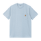 Carhartt Wip S/S Pocket T-Shirt - Air Sky - Streetart.fr
