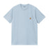 Carhartt Wip S/S Pocket T-Shirt - Air Sky - Streetart.fr