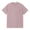 Carhartt WIP S/S Pocket T-Shirt - Hortensia