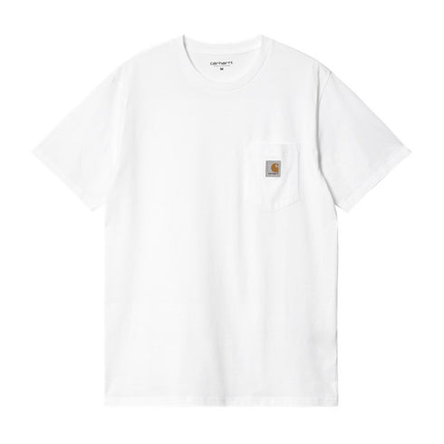 Carhartt Wip S/S Pocket T-Shirt White - Streetart.fr