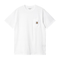 Carhartt Wip S/S Pocket T-Shirt White - Streetart.fr