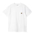Carhartt Wip S/S Pocket T-Shirt White - Streetart.fr