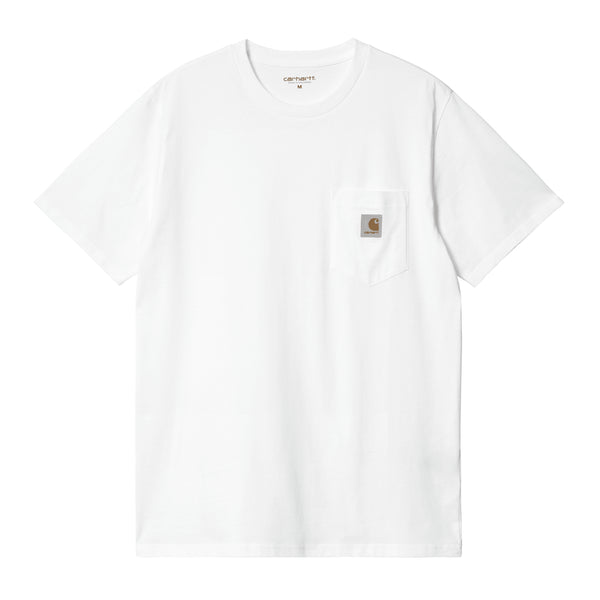 Carhartt WIP S/S Pocket - White — t-shirt