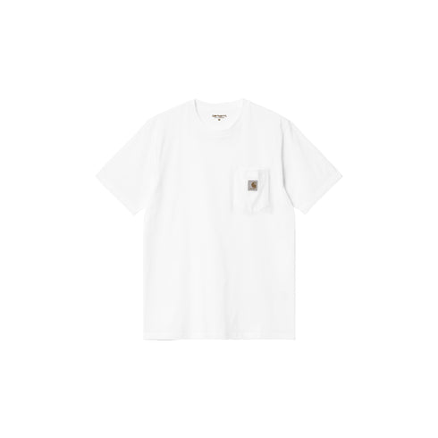 Carhartt WIP S/S Pocket - White - Streetart.fr