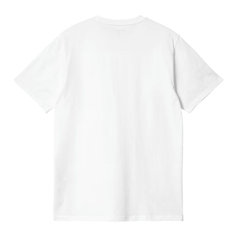 Carhartt WIP S/S Pocket - White - Streetart.fr
