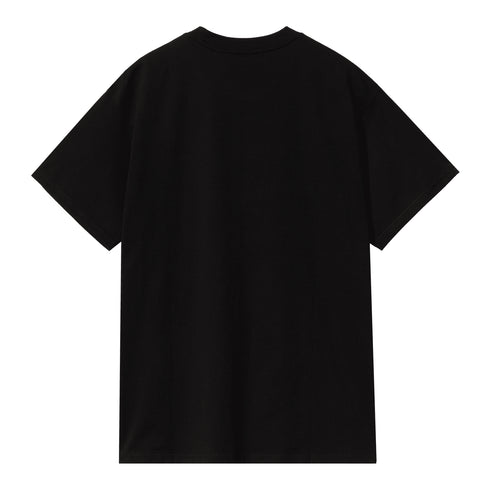 Carhartt WIP S/S Script Embroidery - Black / White - Streetart.fr